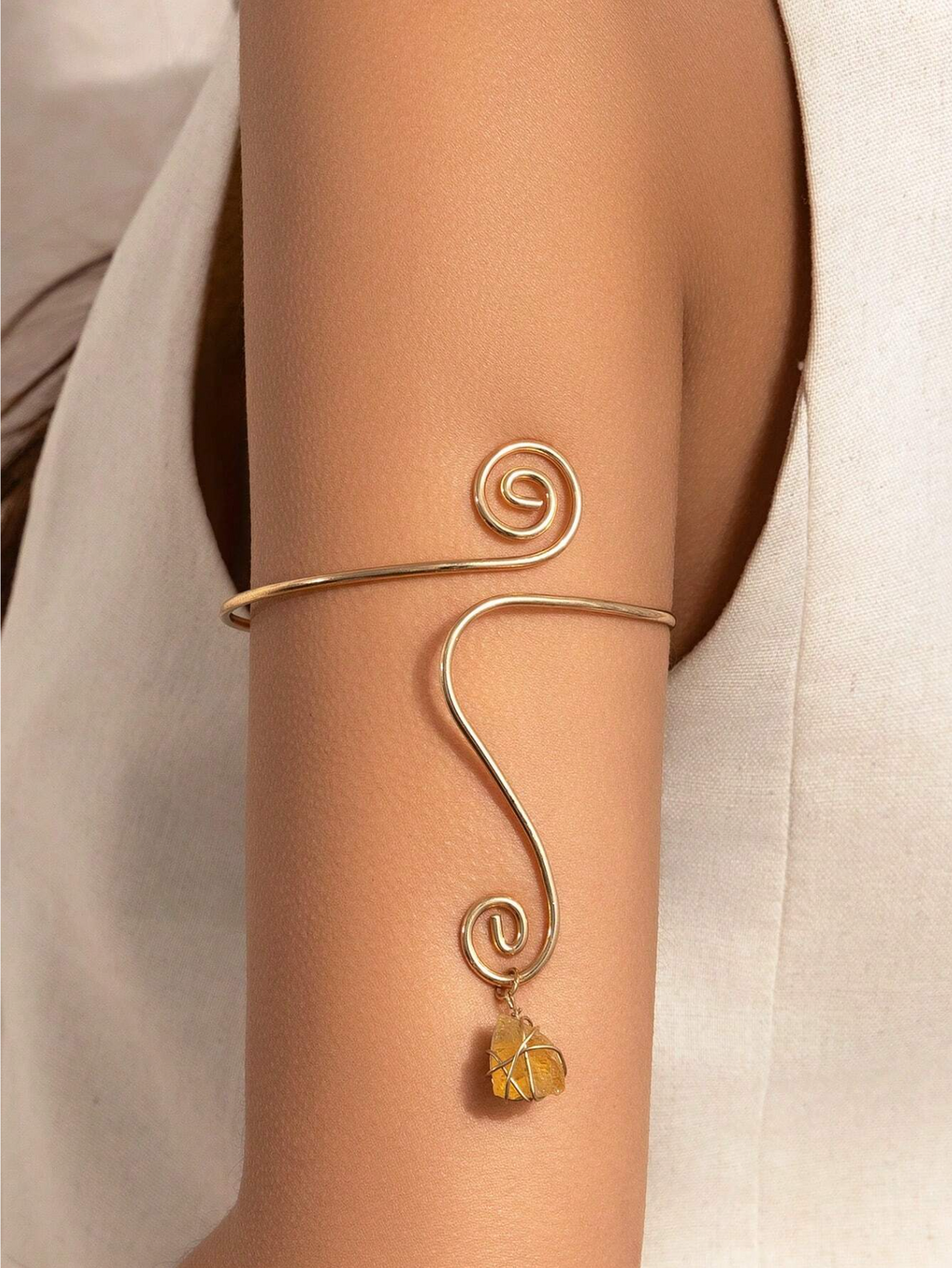 Bohemian Spiral Armlet Elitaire
