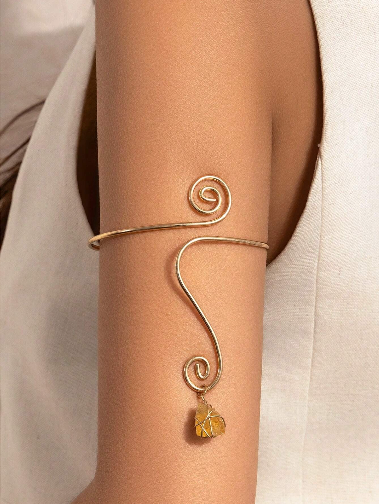 Bohemian Spiral Armlet Elitaire