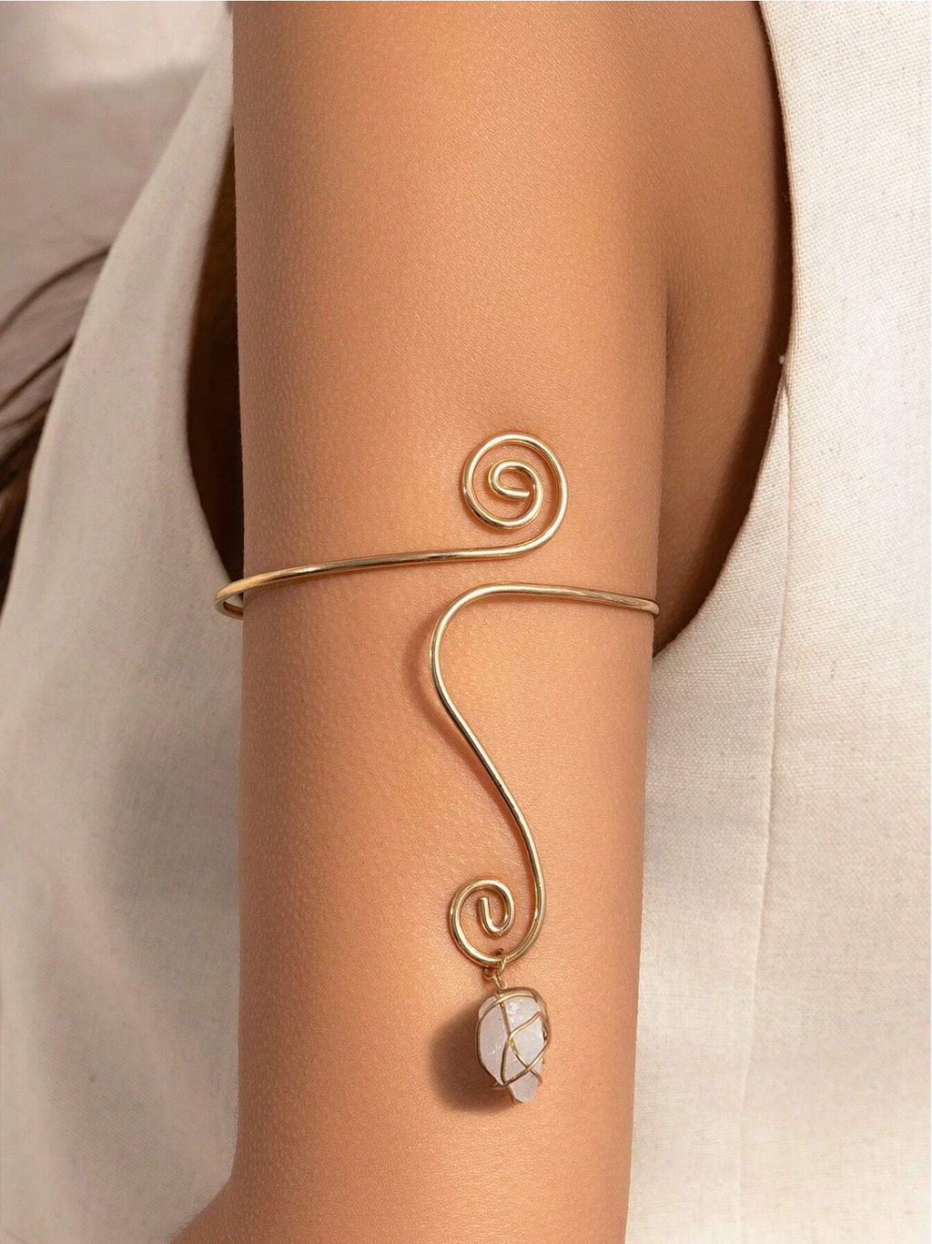 Bohemian Spiral Armlet Elitaire