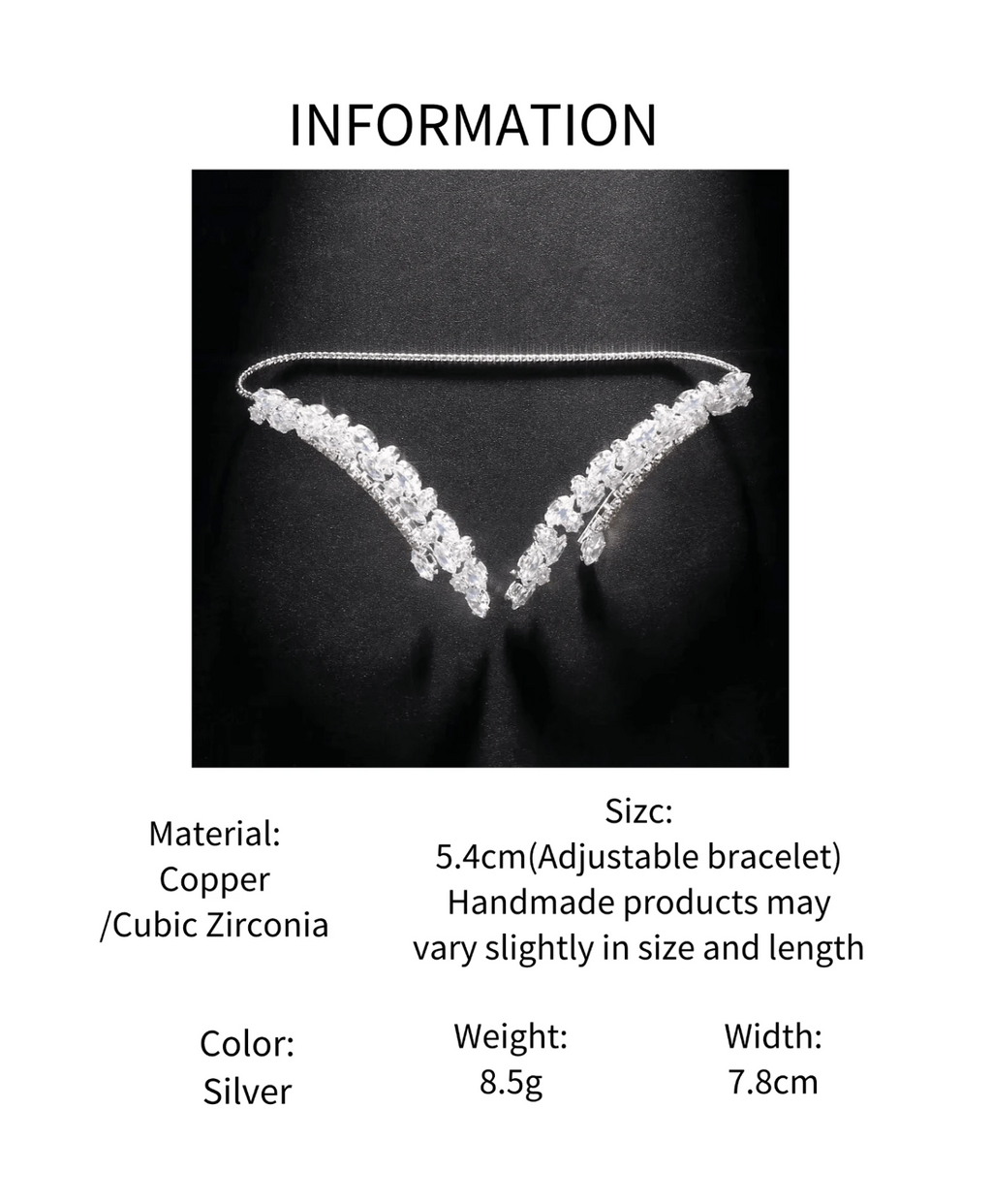 Silver Statement Cuff Elitaire