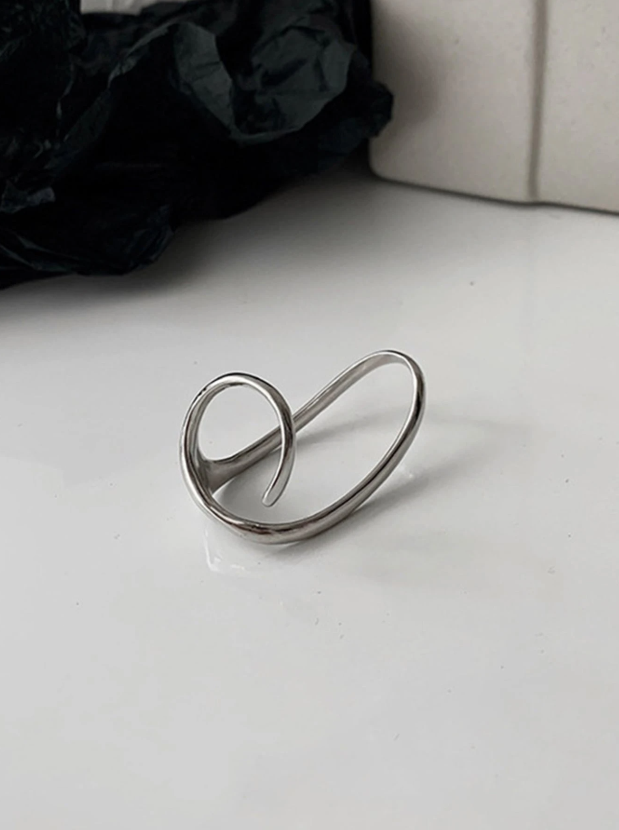 Wave Ring Elitaire