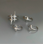 4 Pcs Cyber-Star Ring Set Elitaire