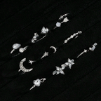 9 Pcs Mystic Ring Set Elitaire