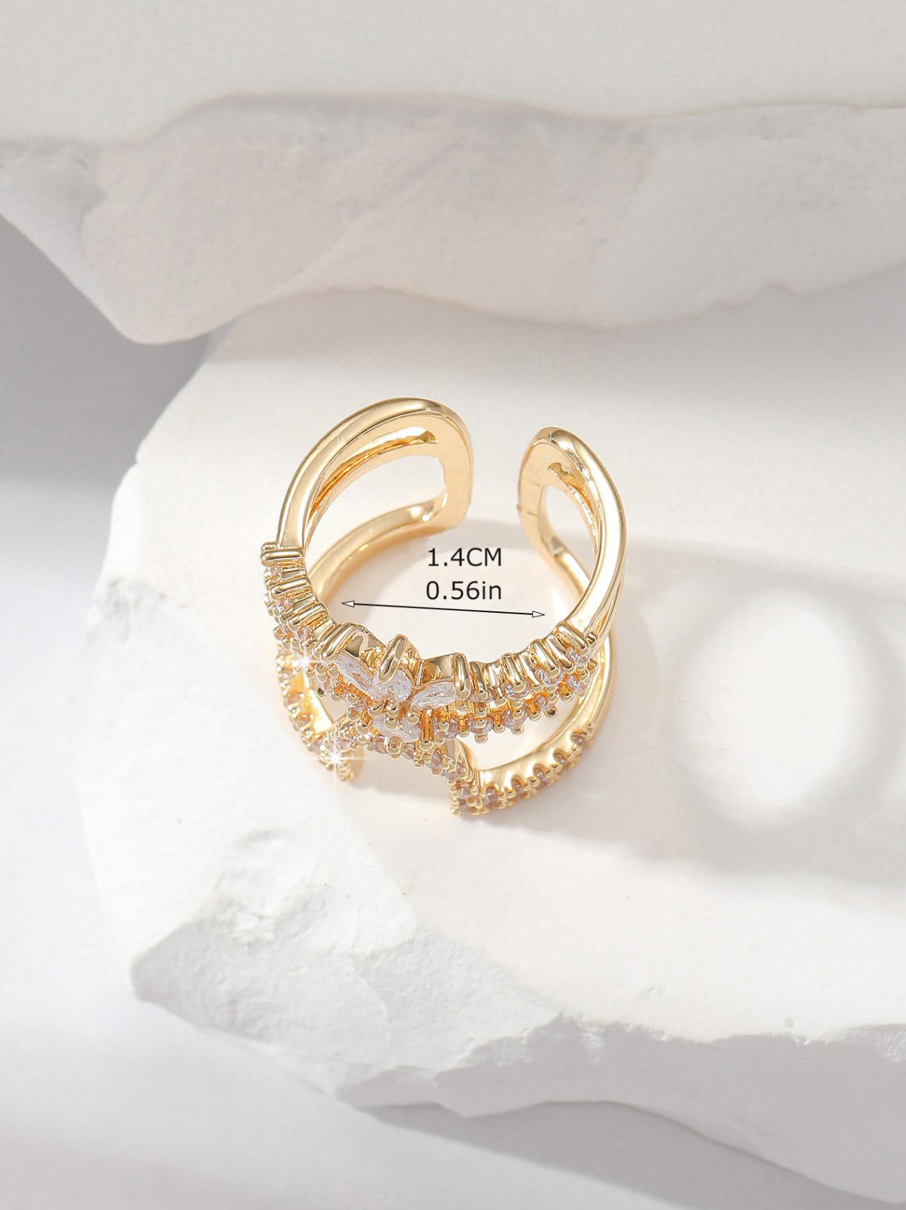 Bloom Nail Ring Elitaire