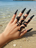 4 Pcs Medusa Ring Set Elitaire