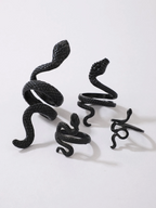 4 Pcs Medusa Ring Set Elitaire