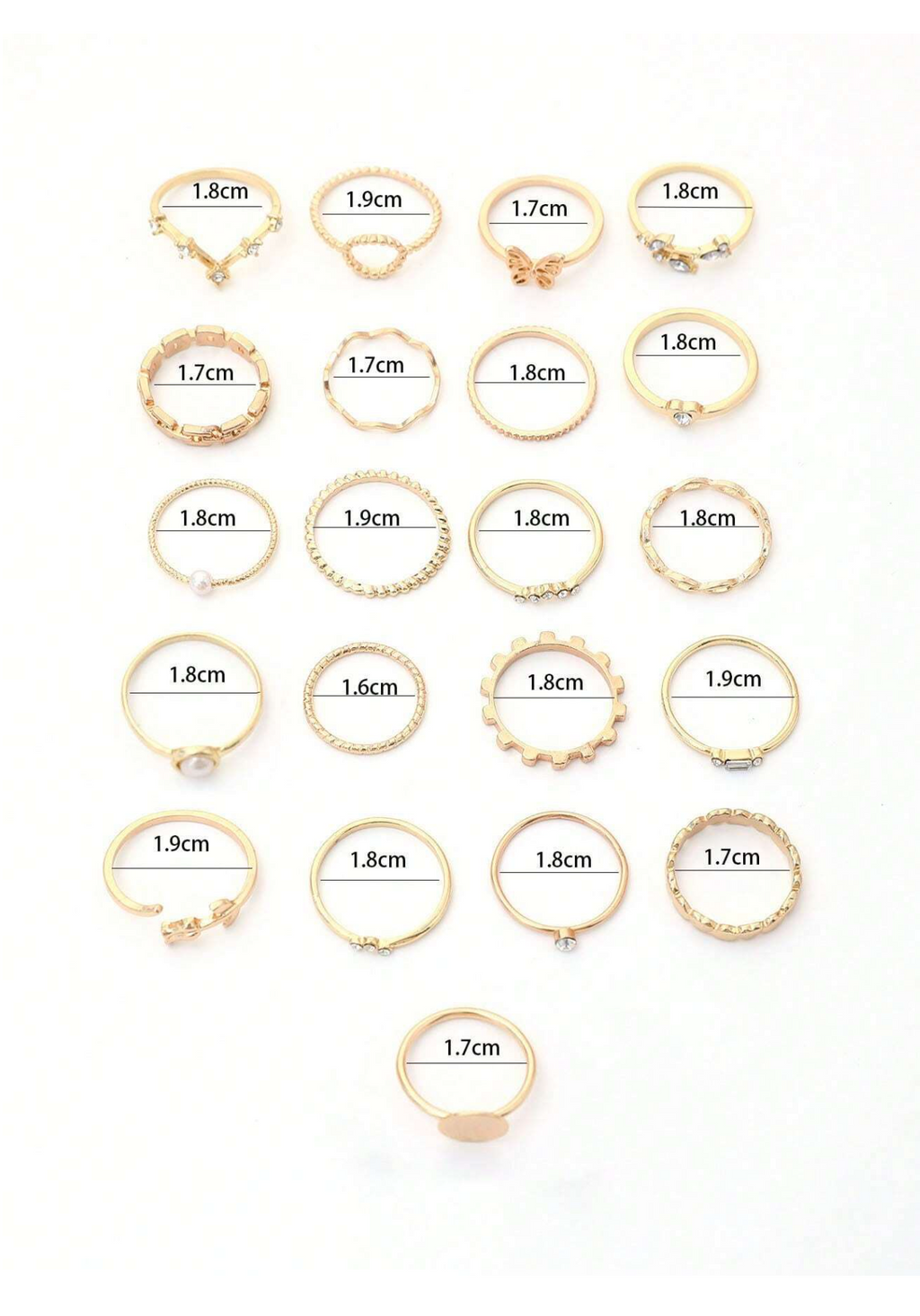 21 Pcs Ultimate ring set Elitaire