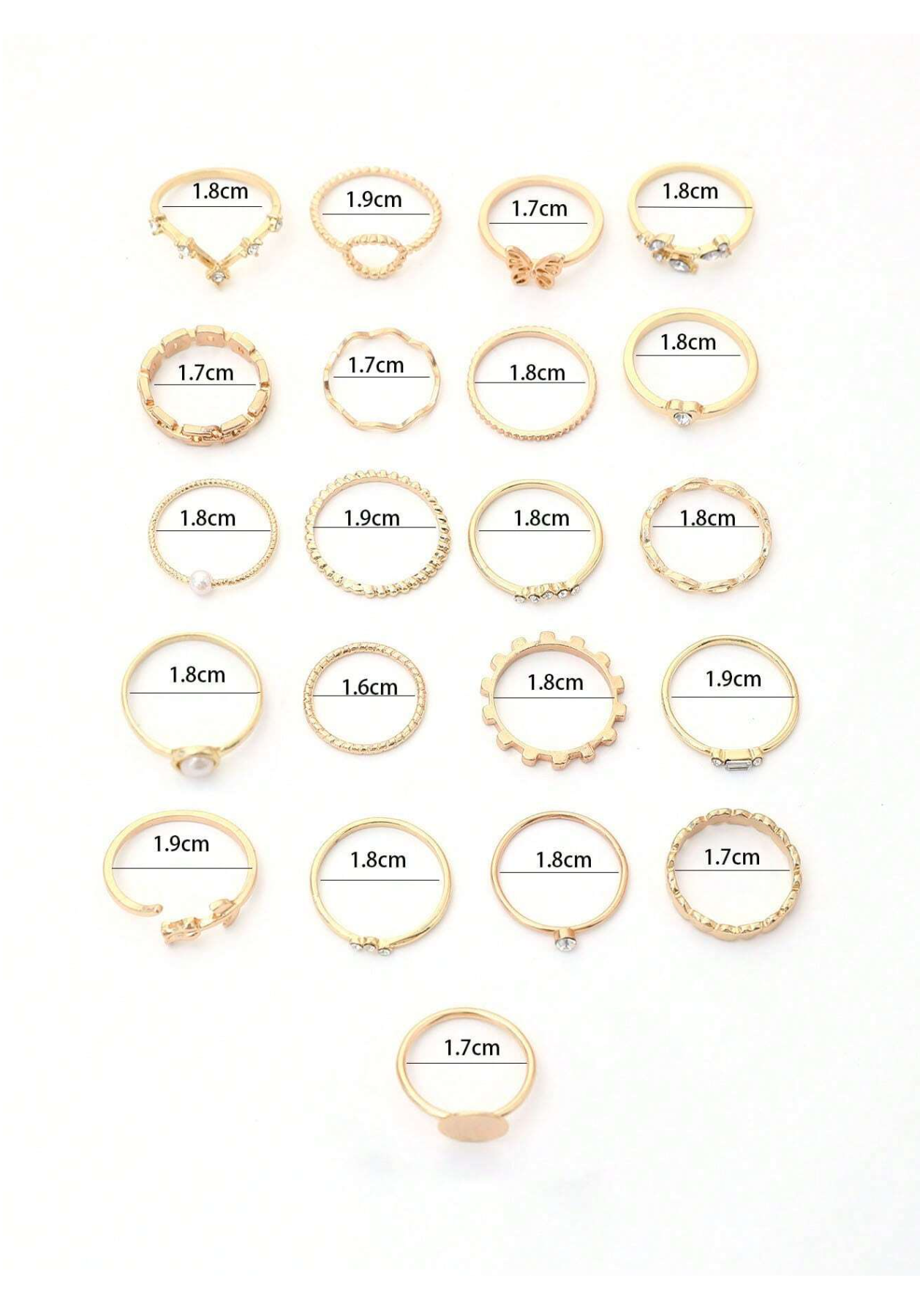21 Pcs Ultimate ring set Elitaire