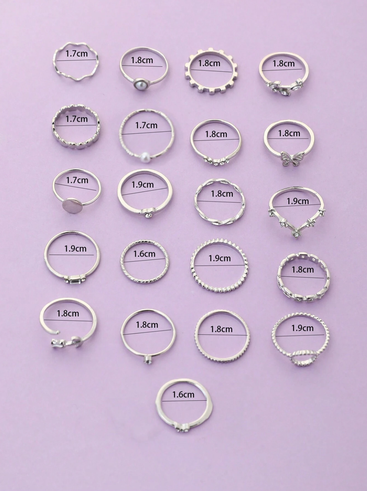 21 Pcs Ultimate ring set Elitaire