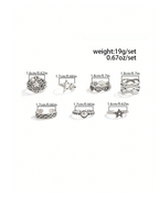 7 Pcs Sigil Ring Set Elitaire