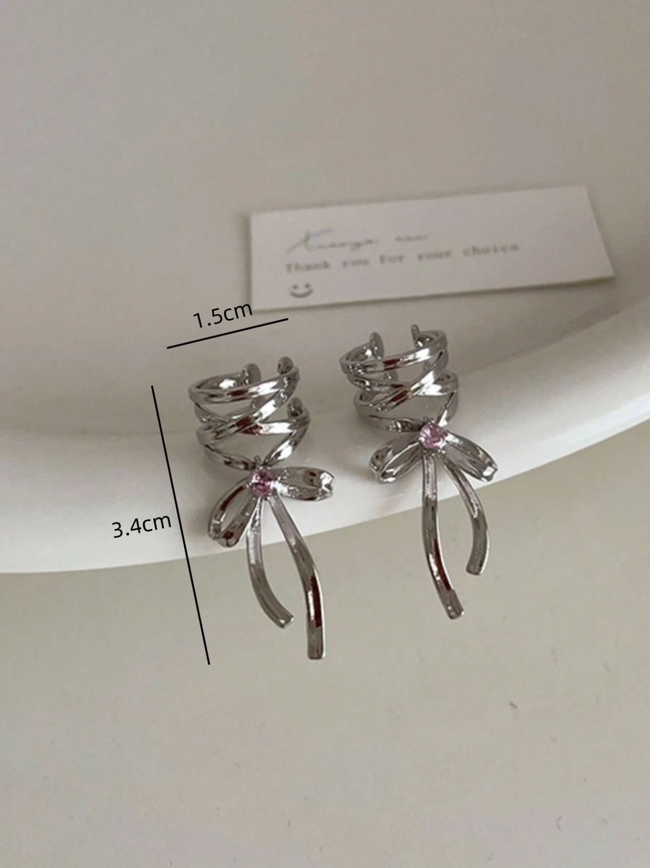Ribbon Ballet Earings Elitaire