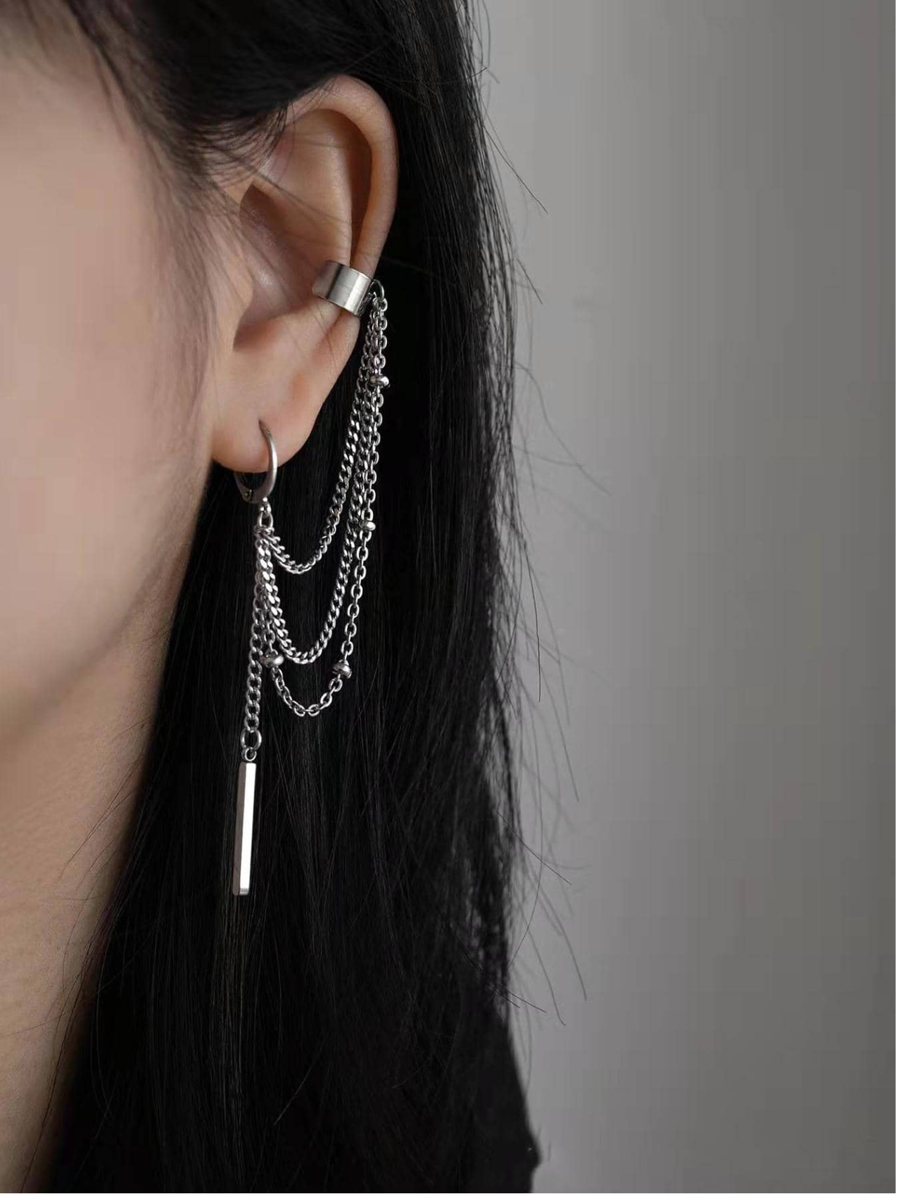 1 Pc Cascade Chain Cuff Elitaire