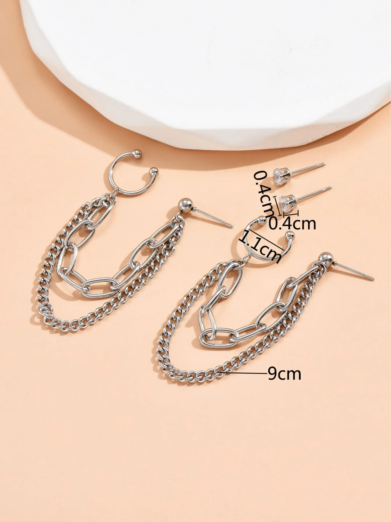 4 Pcs Linkage Chain Set Elitaire