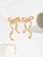1 Pair Bow Earings