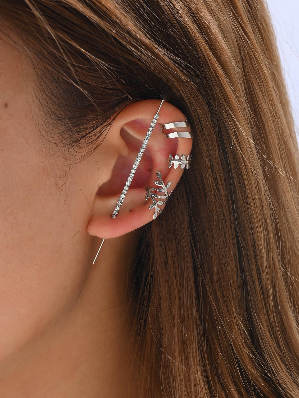 4 Pcs Willow Pin & Cuff Set