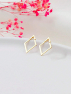 1 Pair Rhombus Earings