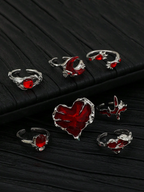 8 Pcs Gothic Blood-Drop Set