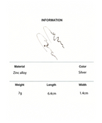 1 Pair Squiggle Earings
