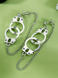 1 Pair Handcuff Chain Earrings