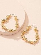 Barbed Hoop Earrings