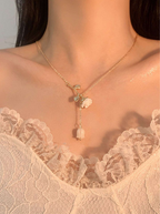 Rose Y-Pendant