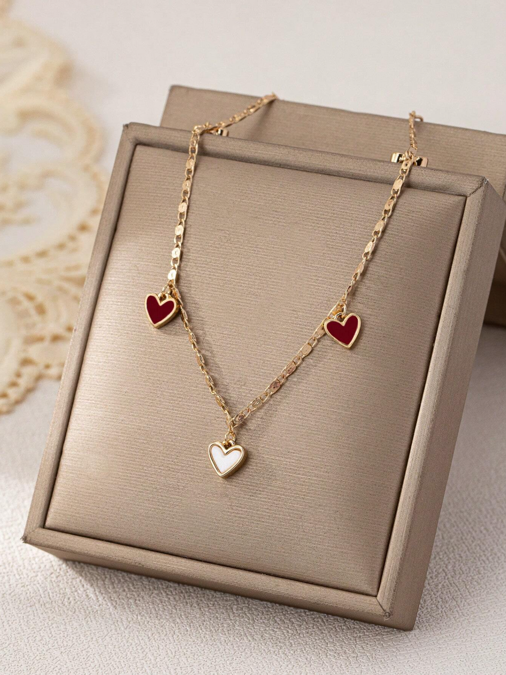 Heart Charm Anklet