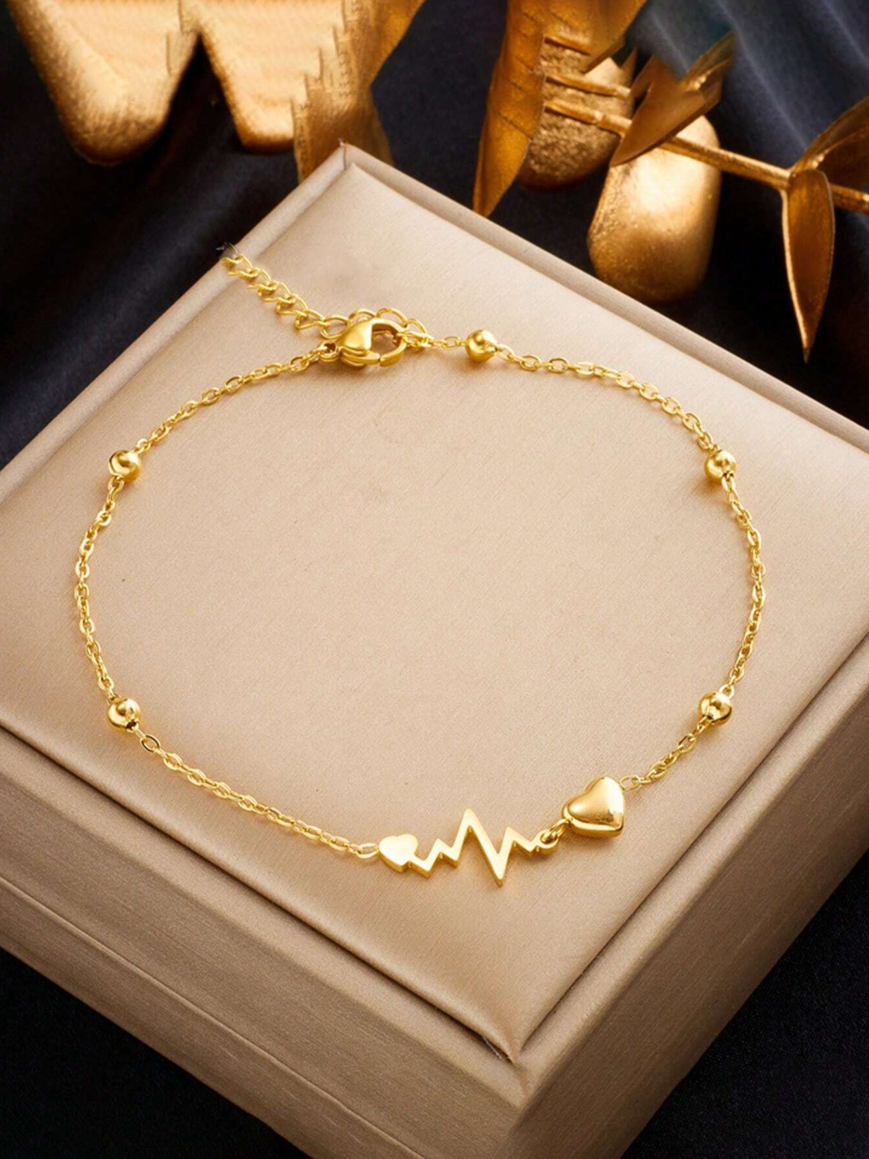 Heartbeat Anklet