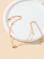 Duo Layer Heart Anklet