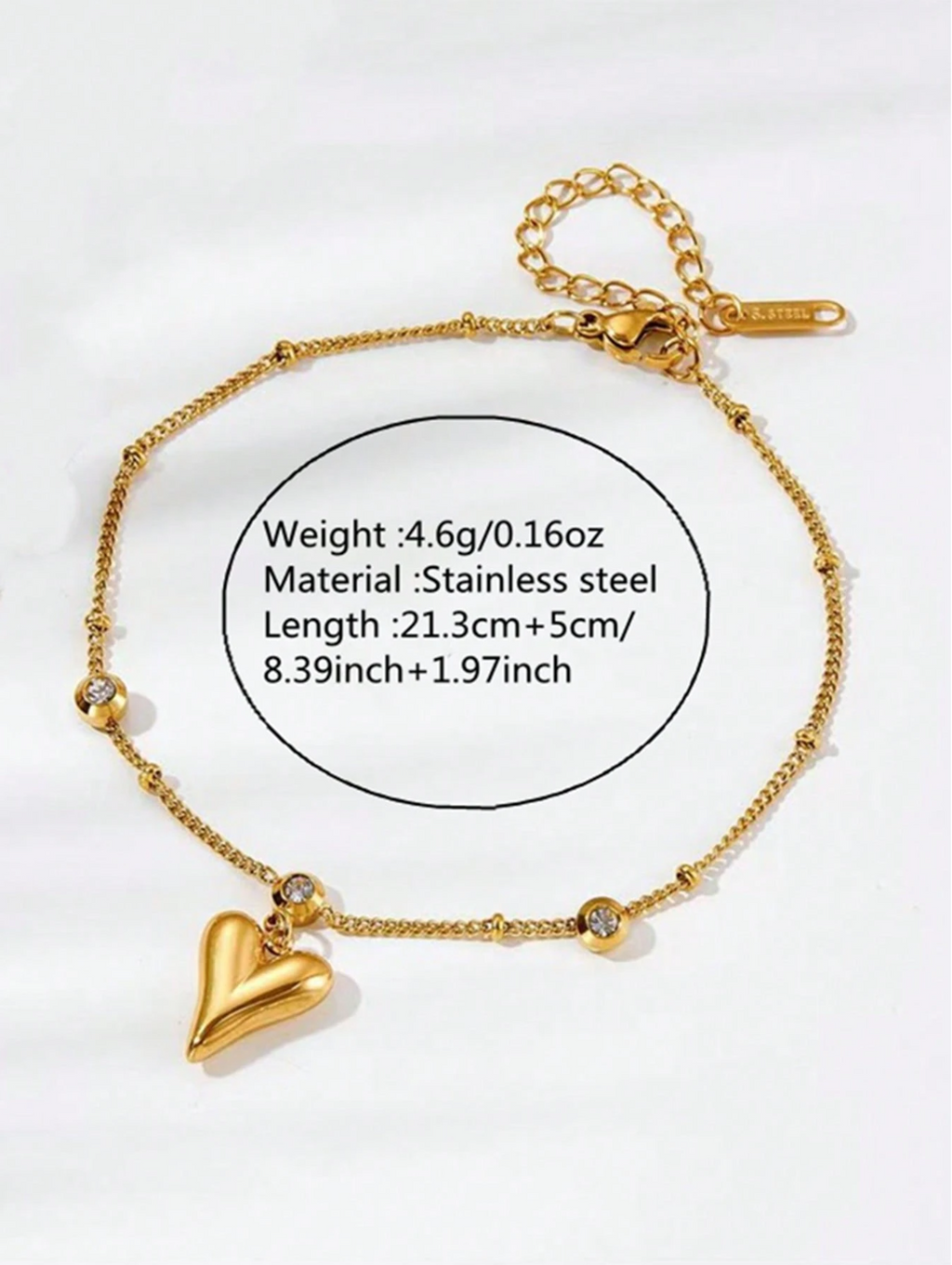 Heart Amour Anklet