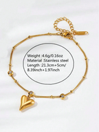 Heart Amour Anklet
