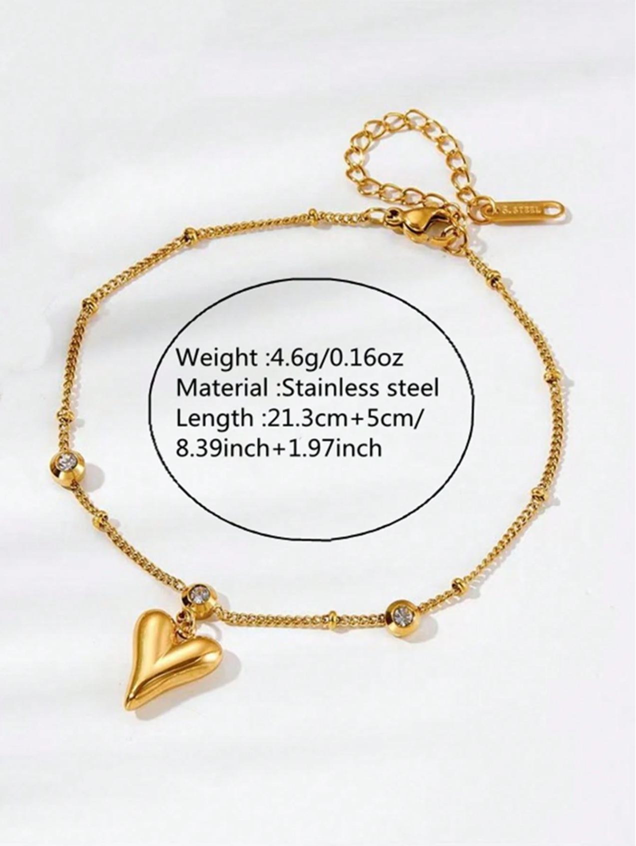 Heart Amour Anklet
