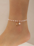 Starfish Pearl Anklet