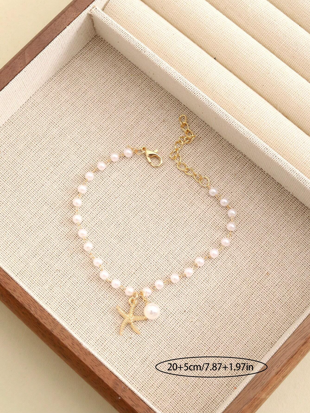 Starfish Pearl Anklet