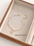 Pearl Layered Starfish Anklet