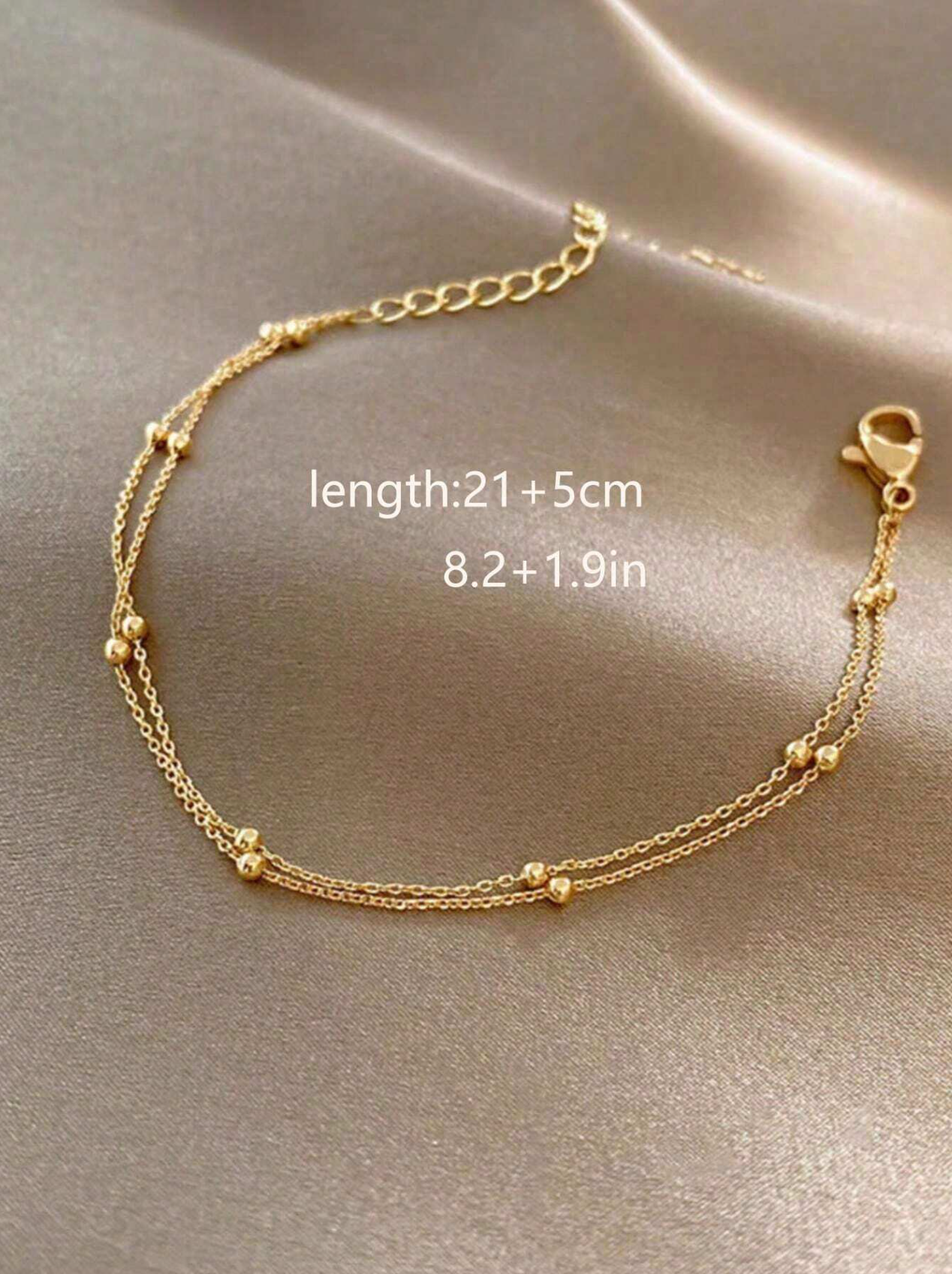 Orbit Double-Layered Anklet