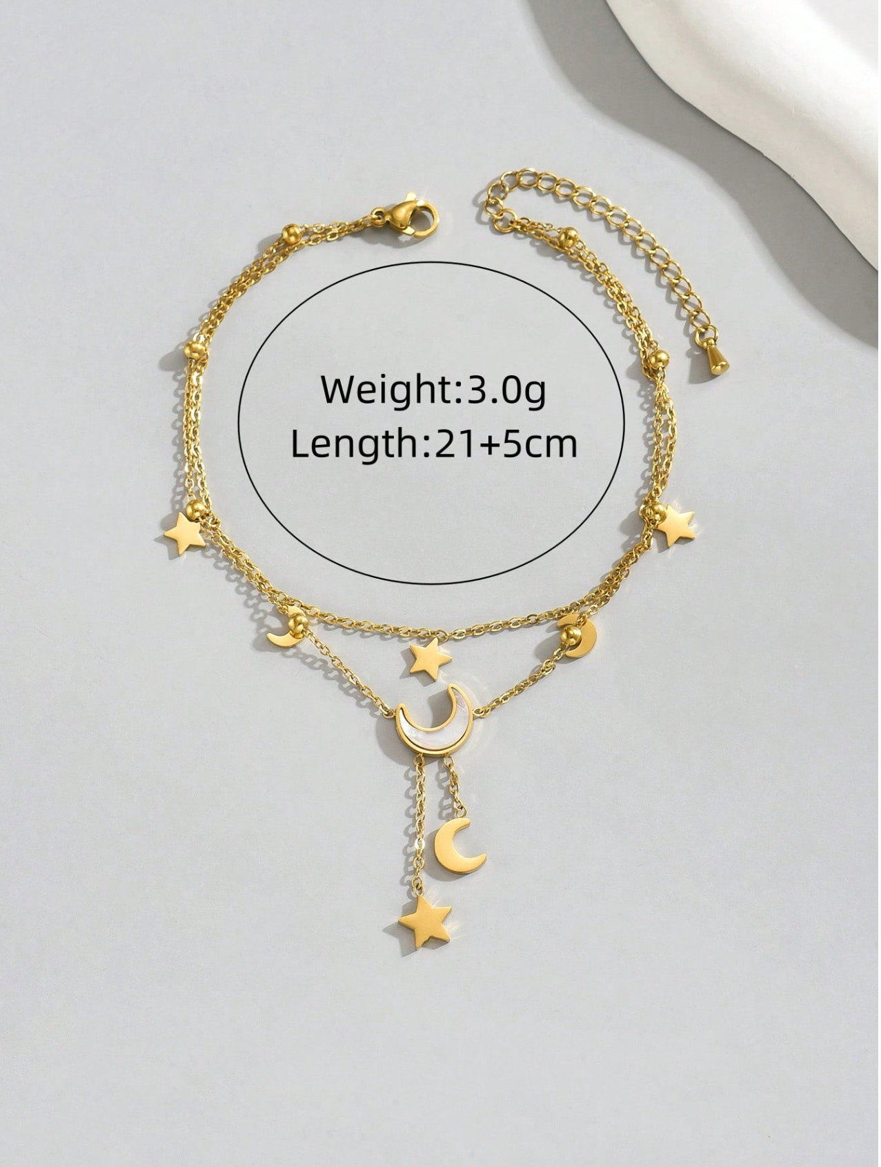 Celestial Layered Anklet