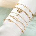 4-9 Pcs Anklet Set