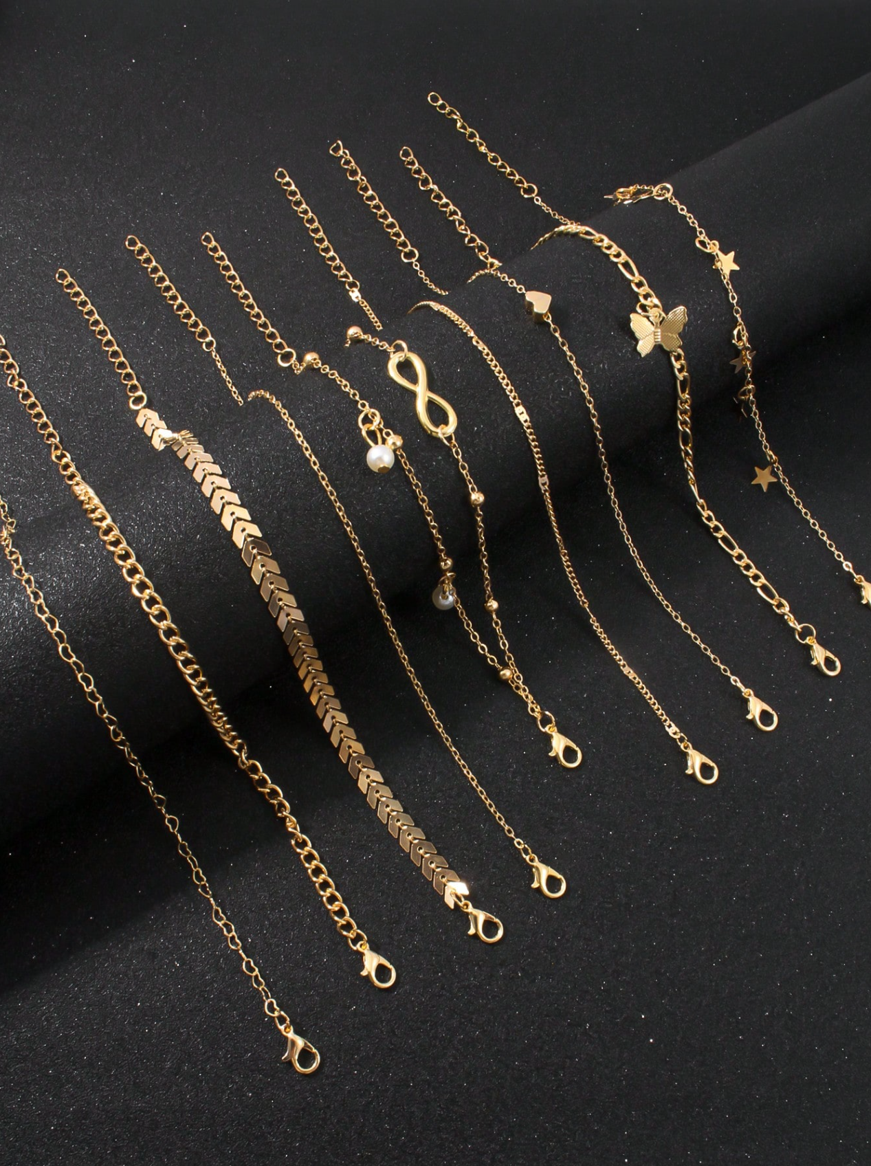 4-9 Pcs Anklet Set