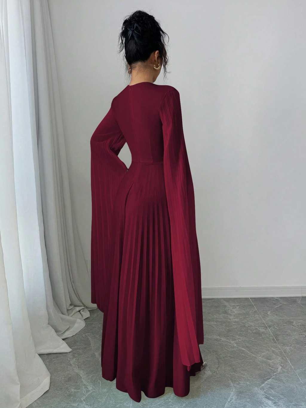 The Pleated Muse Gown