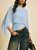 Chiffon Overlay Top