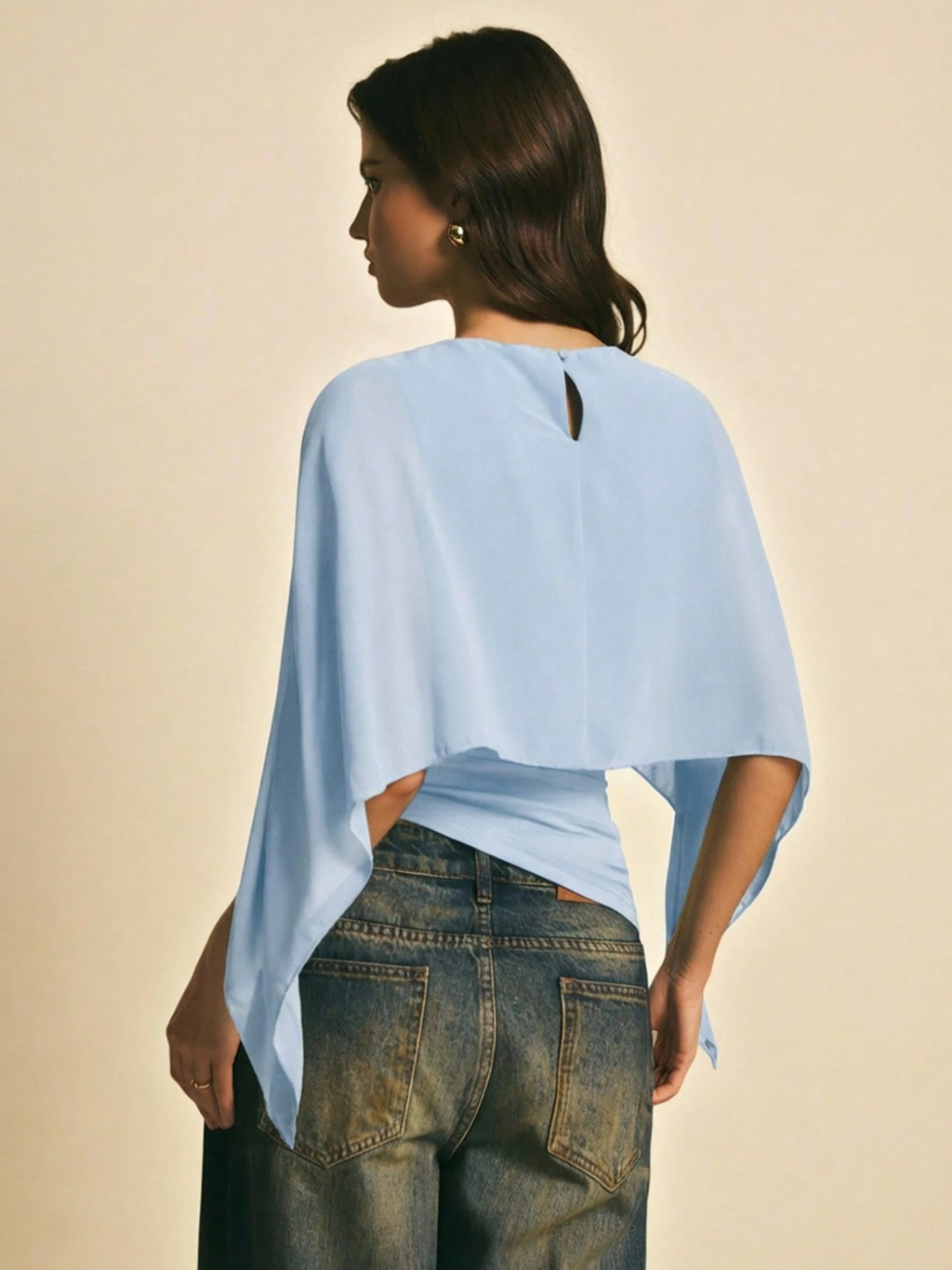 Chiffon Overlay Top