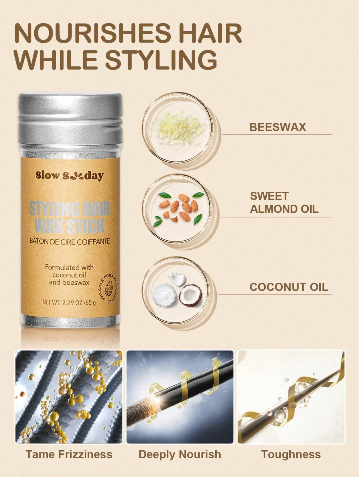 Hair Styling Wax Stick