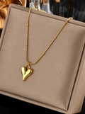 Elongated Heart Pendant