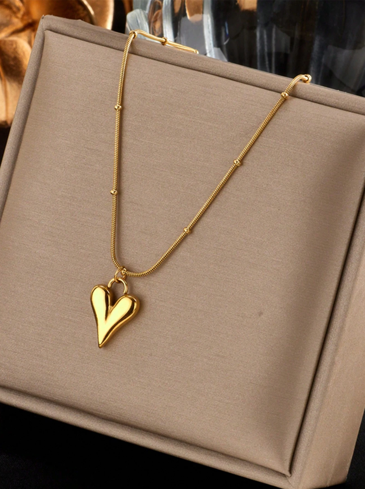 Elongated Heart Pendant