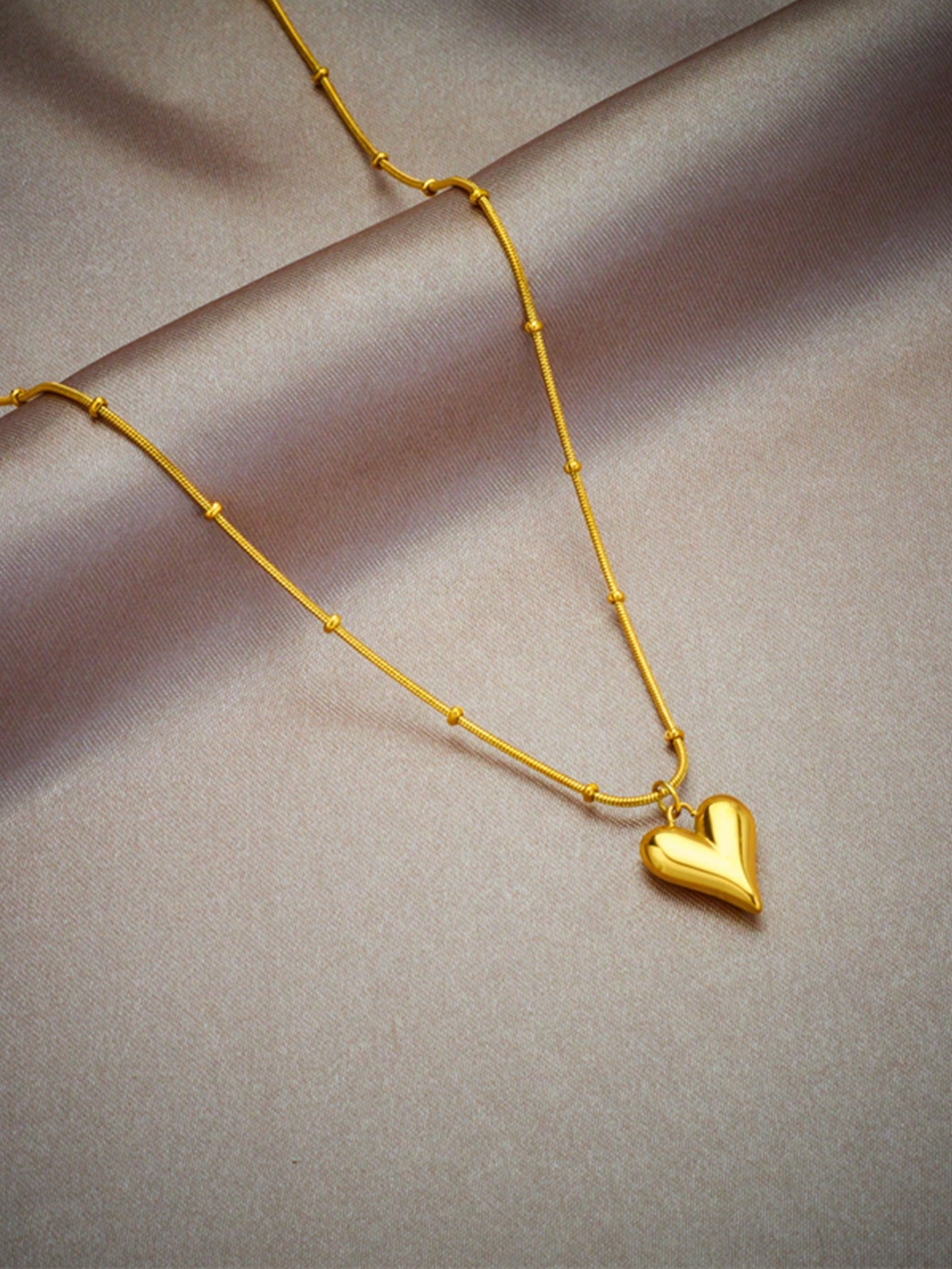 Elongated Heart Pendant