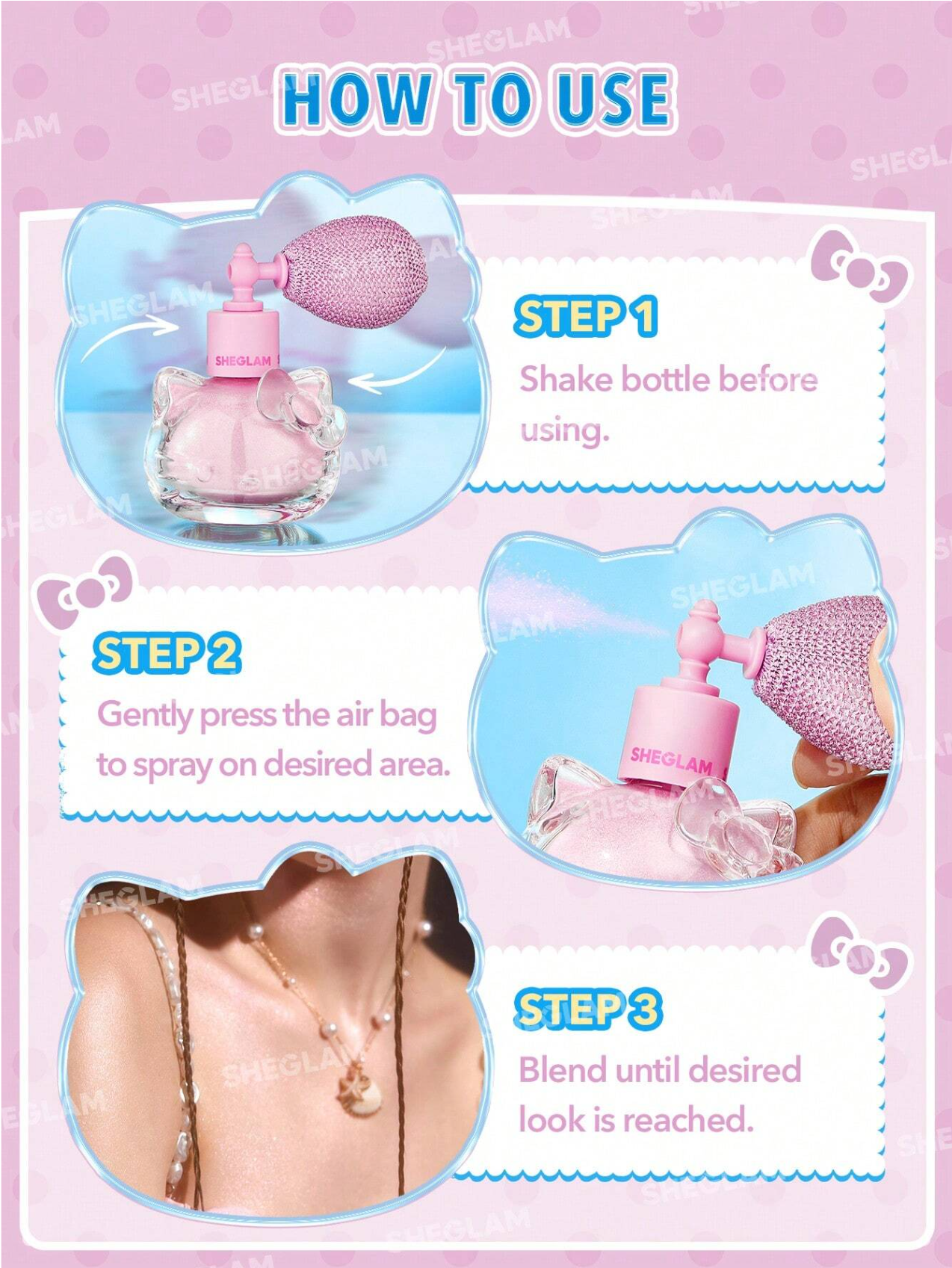 Hello Kitty-Glow Mist Spray SHEGLAM