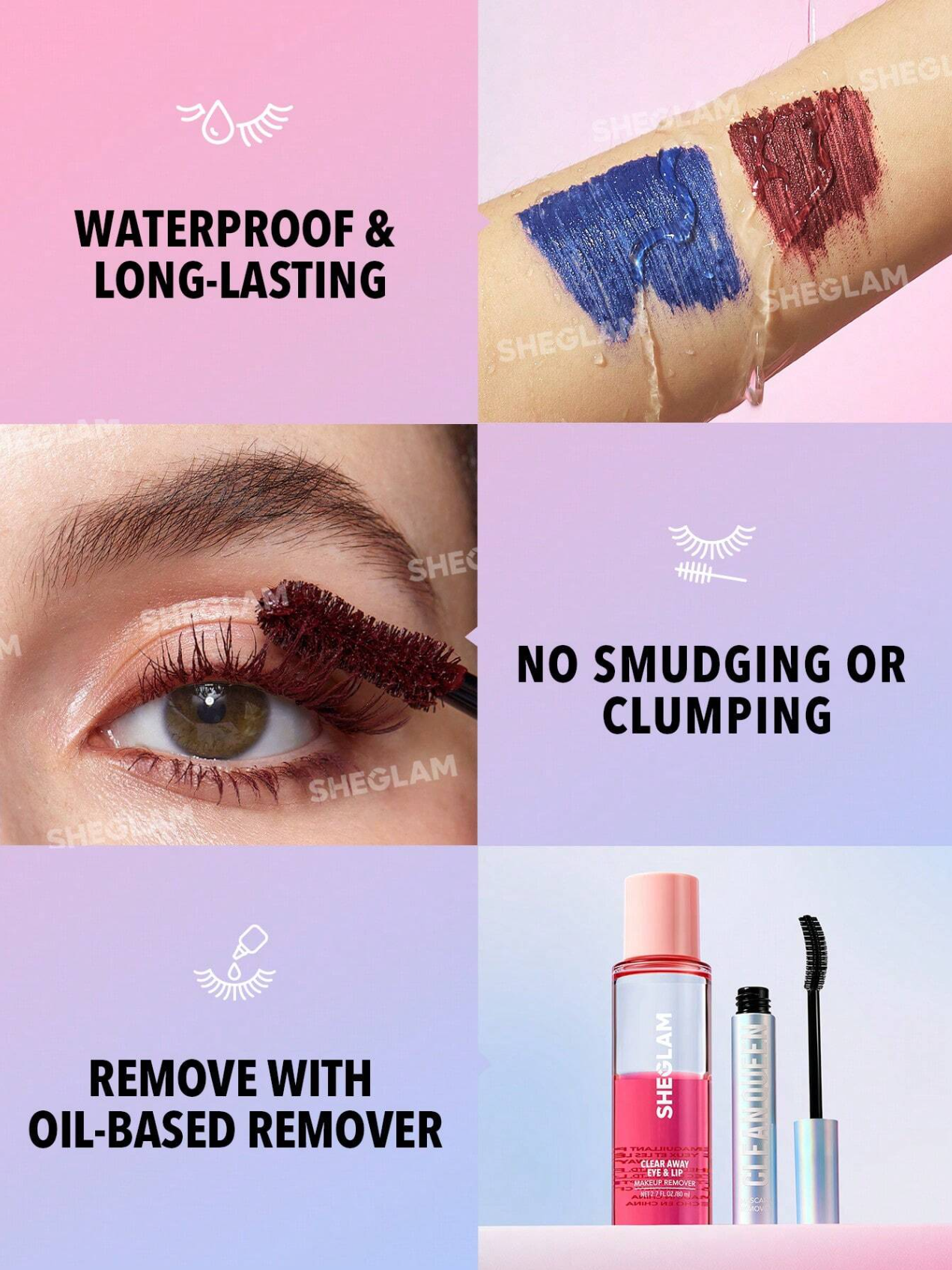 SHEGLAM All-In-One Volume & Length Waterproof Mascara SHEGLAM