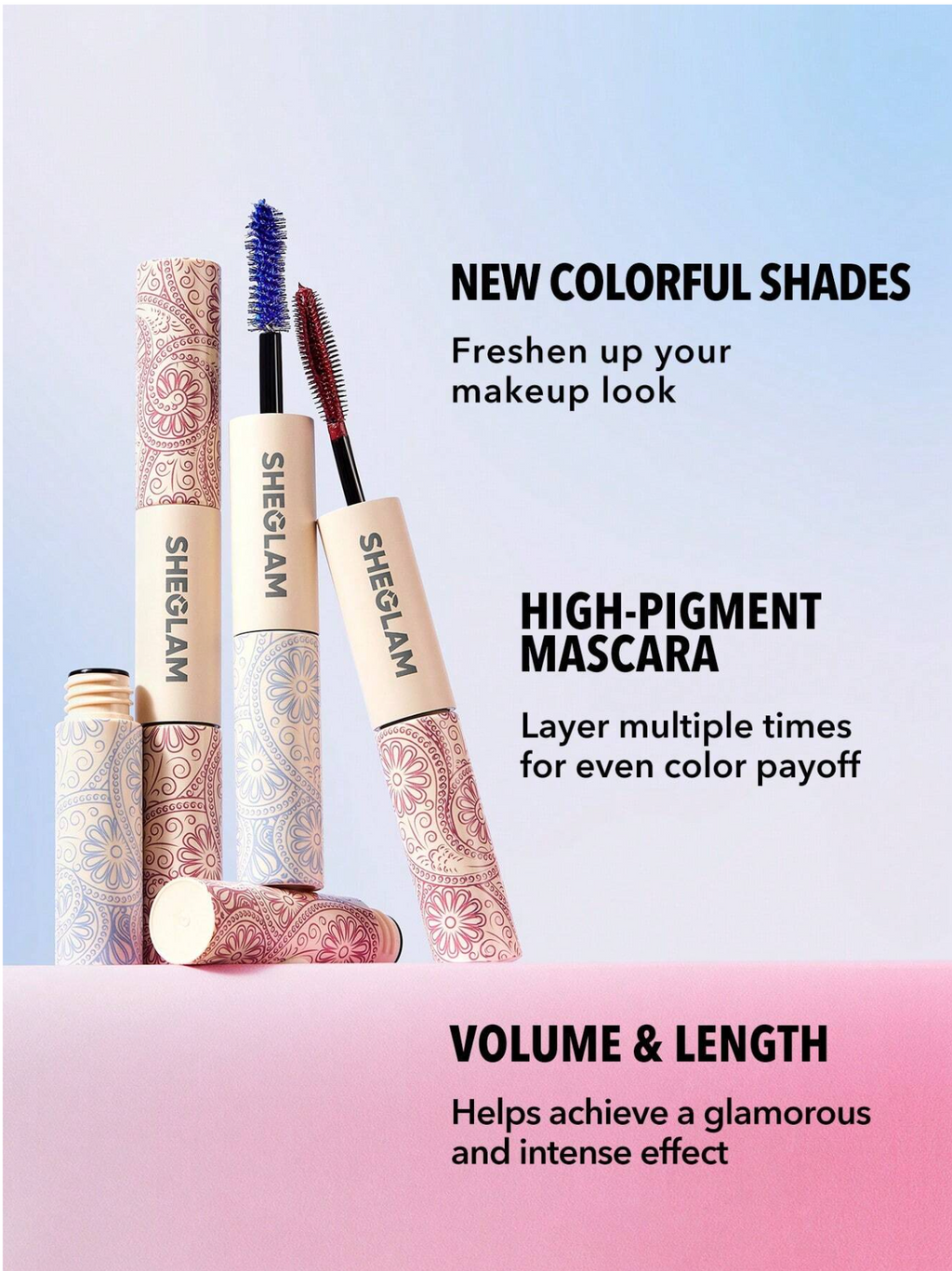 SHEGLAM All-In-One Volume & Length Waterproof Mascara SHEGLAM