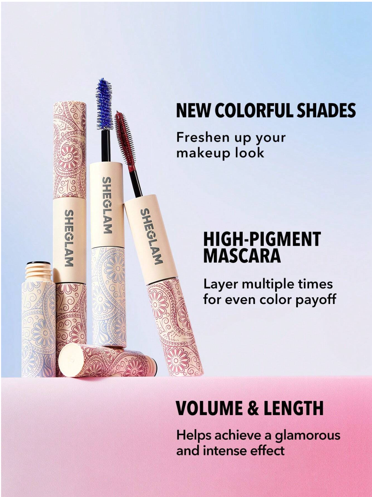 SHEGLAM All-In-One Volume & Length Waterproof Mascara SHEGLAM
