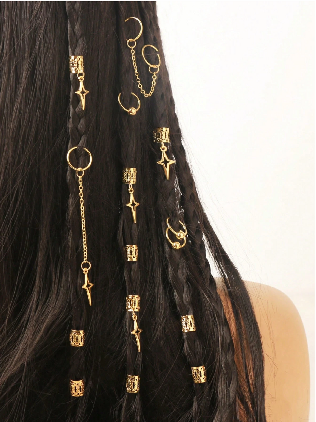 30 Pcs Hair Metal Beads Elitaire